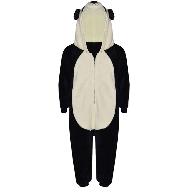 Kids Girls Boys A2Z Onesie One Piece Soft Fluffy Panda Halloween Costume 7-13 Yr