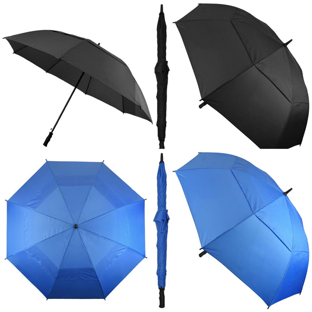 A2Z Golf Umbrella Super Deluxe Auto Open Wind Rain Resitant Double Vented Canopy - A2Z 4 Kids