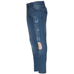 Kids Girls Stretchy Jeans Denim Ripped Faded Skinny Fashion Frayed Pant Jeggings