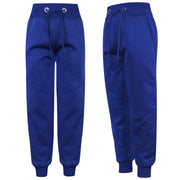 A2Z 4 Kids Girls Boys Plain Royal Blue Tracksuit Hoodie with Jogger Sweatpants Sports Activewear Set For Kids New Age 5 6 7 8 9 10 11 12 13 Years