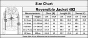 Girls Jackets Kids Reversible Cropped Hooded Padded Puffer Jacket Coat 5-13 Year