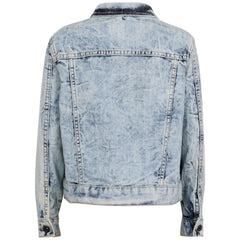 Kids Trendy Denim Jacket Jeans Blue Tie Dye Coat for Girls Age 3-13 Years