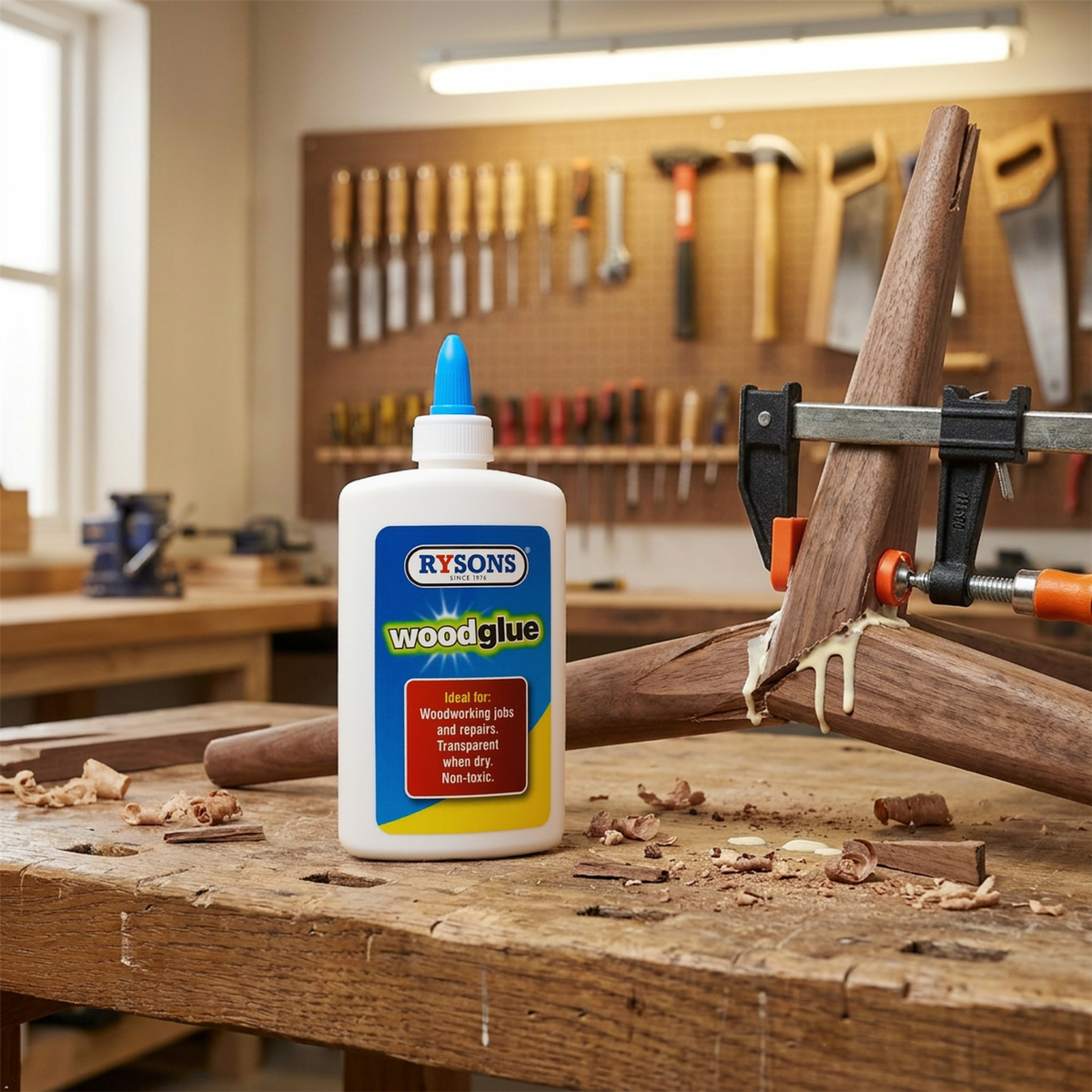 A2Z Wood Glue Strong Bond Adhesive DIY Woodworking Repair Clear Dry Multi Pack