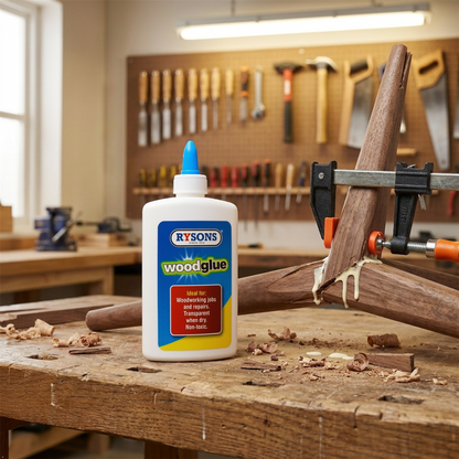 A2Z Wood Glue Strong Bond Adhesive DIY Woodworking Repair Clear Dry Multi Pack