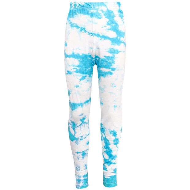 A2Z 4 Kids Girls Crop Top & Legging Blue Tie Dye Print Trendy Fashion Summer Outfit Clothing Sets New Age 5 6 7 8 9 10 11 12 13 Years