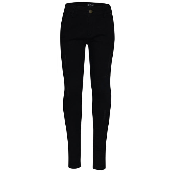 Kids Denim Ripped Jeans Comfort Stretch Trousers Pants Boys Age 5-13 Years
