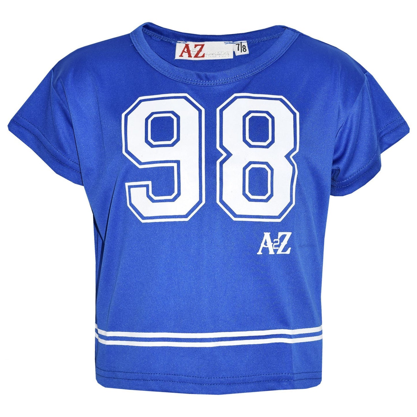 A2Z4Kids Girls Top Kids 98 Print Stylish Fashion T Shirt Crop Top New Age 5-13Yr