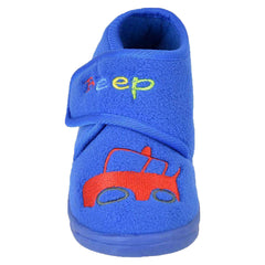 A2Z 4 Kids Toddler Easy Close Boots Slippers Anti Slip Soft Plush Novelty Shoes