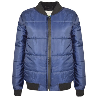 Kids Bomber Jacket Lightweight Puffer Coat School Fashion For Girls Boys 5-13 Yr