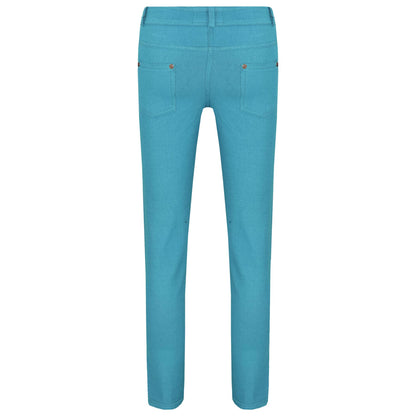 Kids Skinny Jeans Girls Stretchy Jeggings Fit Pants Coloured Trousers 5-13 Years