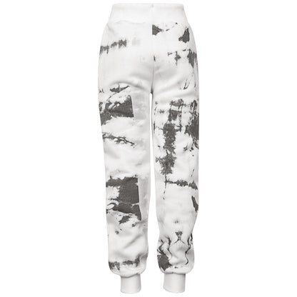 Kids Cropped Tie Dye Tracksuit Hoodie Jogging Sweatpants Girls Age 5-13 Years