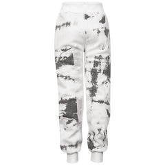 Kids Cropped Tie Dye Tracksuit Hoodie Jogging Sweatpants Girls Age 5-13 Years
