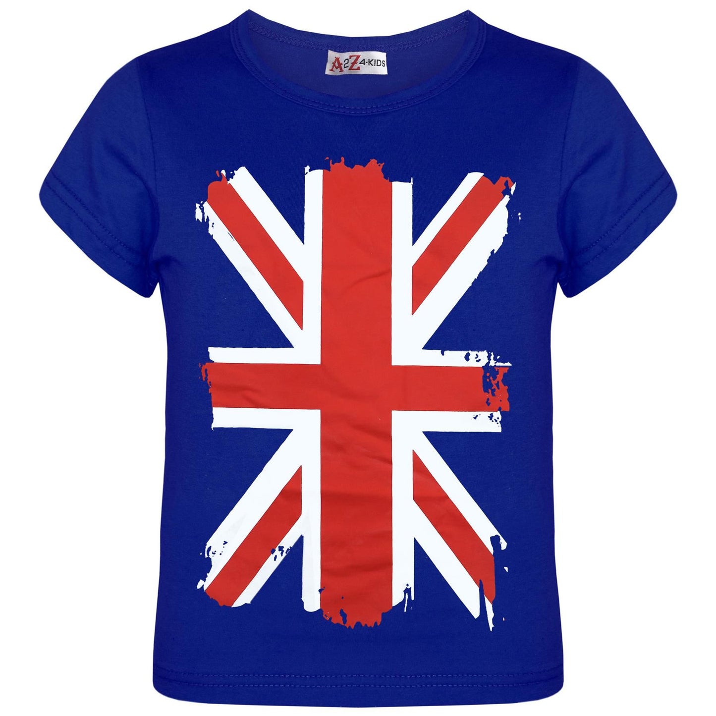 Kids Unisex England Flag Print Football World Cup Soft T Shirt Top