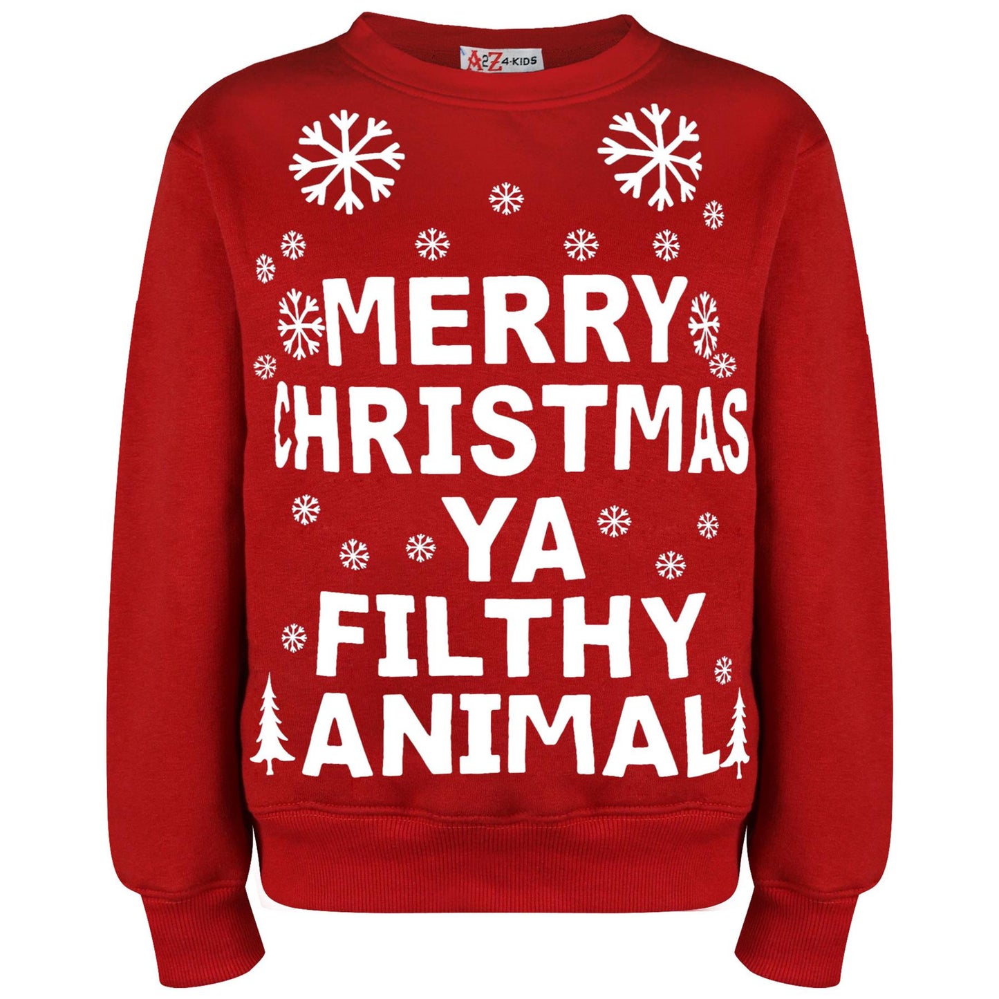 Girls Boys Merry Christmas Jumper Xmas Holiday Crewneck Sweatshirt Pullover Top