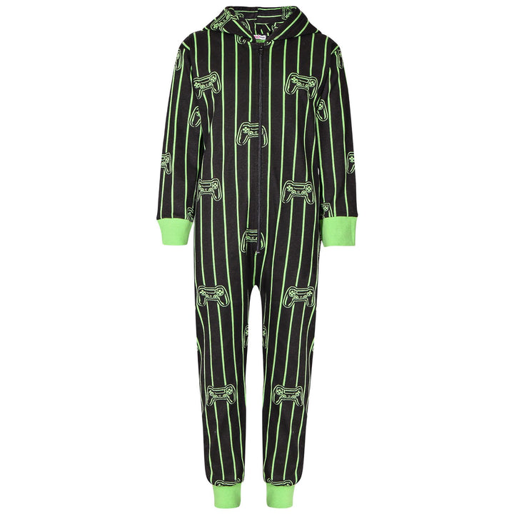 A2Z 4 Kids Blue Cotton Onesie Pajamas For Girls & Boys - Soft, Comfy Game Day Outfit