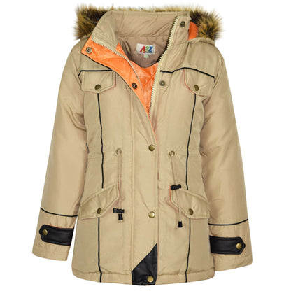 Kids Coat Girls  Parka Jacket Long Hooded Coat Summer Coats New Age 3-13 Years