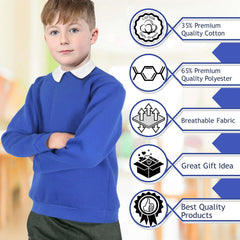 Kids Girls Boys Unisex Scouts School Uniform Jumper Pack Of 2 Cardi Sweatshirt