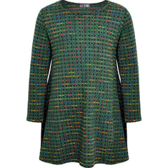 Kids Girls Swing Dress Long Sleeve Tweed Texture Flared Party Summer Dresses