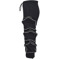 Kids Girls Cargo Trousers Elasticated Waist Comfortable Joggers Casual Pants
