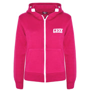 Kids Boys Girls Unisex Jackets Geek Print Fleece Zipper Hooded Hoodie Top Jacket