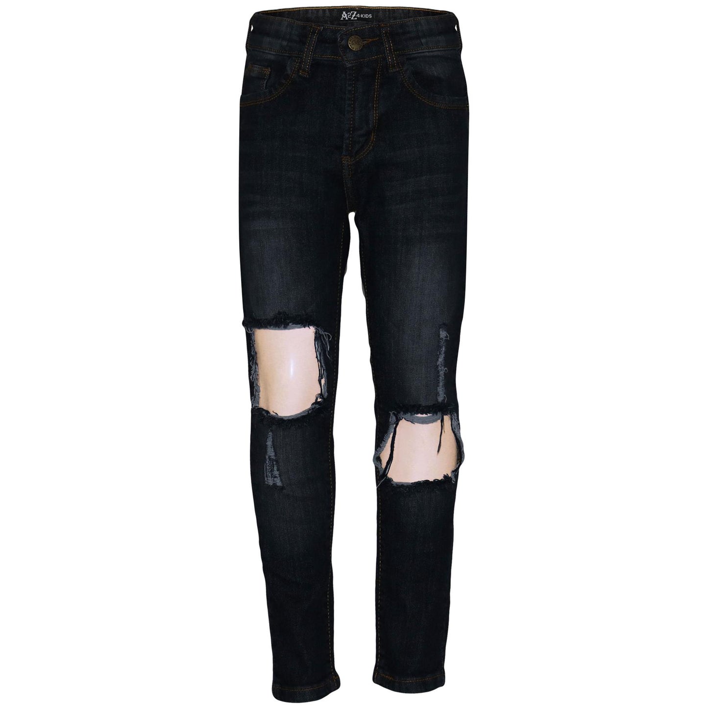 Kids Girls Skinny Ripped Jeans Denim Stretchy Fashion Pants Jeggings 5-13 Years