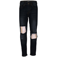 Kids Girls Skinny Ripped Jeans Denim Stretchy Fashion Pants Jeggings 5-13 Years