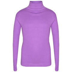 Kids Girls Polo Neck T Shirt Thick Cotton Turtleneck Jumper Long Sleeve Top 2-13