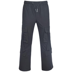 Kids Girls Cargo Trousers Elasticated Waist Comfortable Joggers Activewear Pants