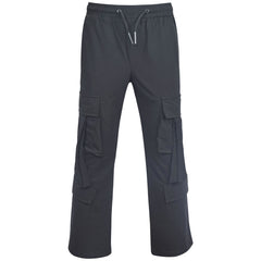 Kids Girls Cargo Trousers Elasticated Waist Comfortable Joggers Activewear Pants