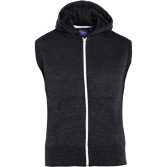 Kids Hooded Gilet Jacket Fleece Fabric No Sleeve Zipper Coat Boys Age 5-13 Year