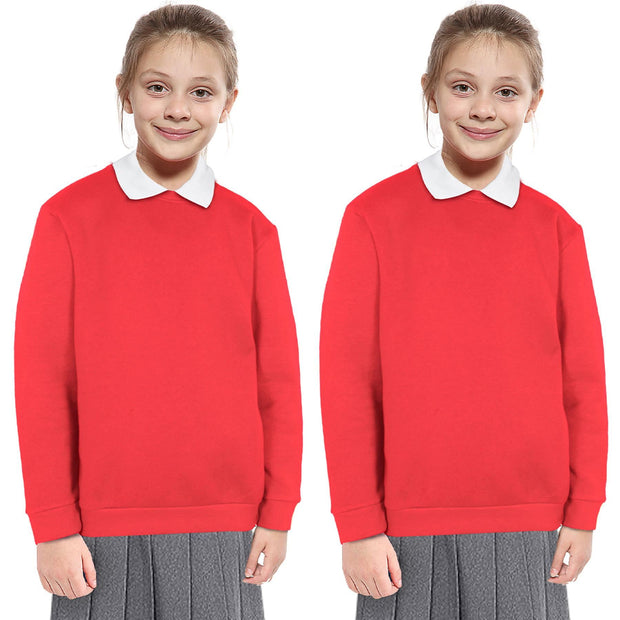 Kids Girls Boys Unisex Scouts School Uniform Jumper Pack Of 2 Cardi Sweatshirt - A2Z 4 Kids