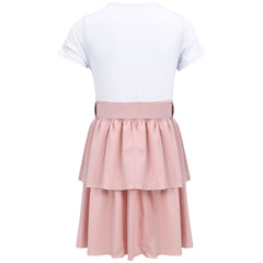 Kids Girls Summer Dress Casual Ruffle Party Dress Age 2-14