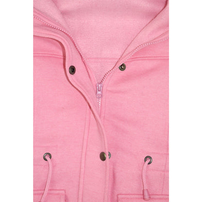GIRLS COAT KIDS FLEECE PARKA JACKET LONG FAUX FUR HOODED SUMMER COATS AGE 7-13Y