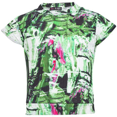 A2Z 4 Kids Girls Tie Dye Crop Top Short Sleeves Trendy Girls Tank Top 7-13 Years