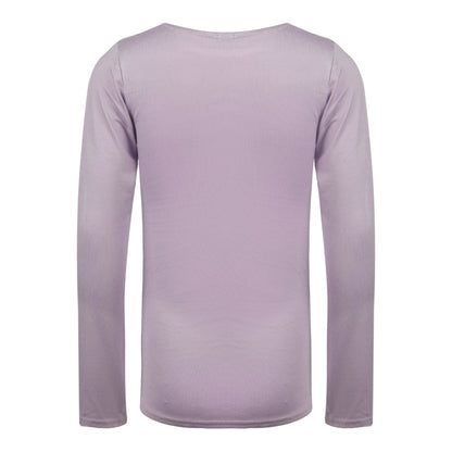 A2Z 4 Kids Girls Plain Long Sleeve T Shirt Soft Feel PE School Activewear Shirts