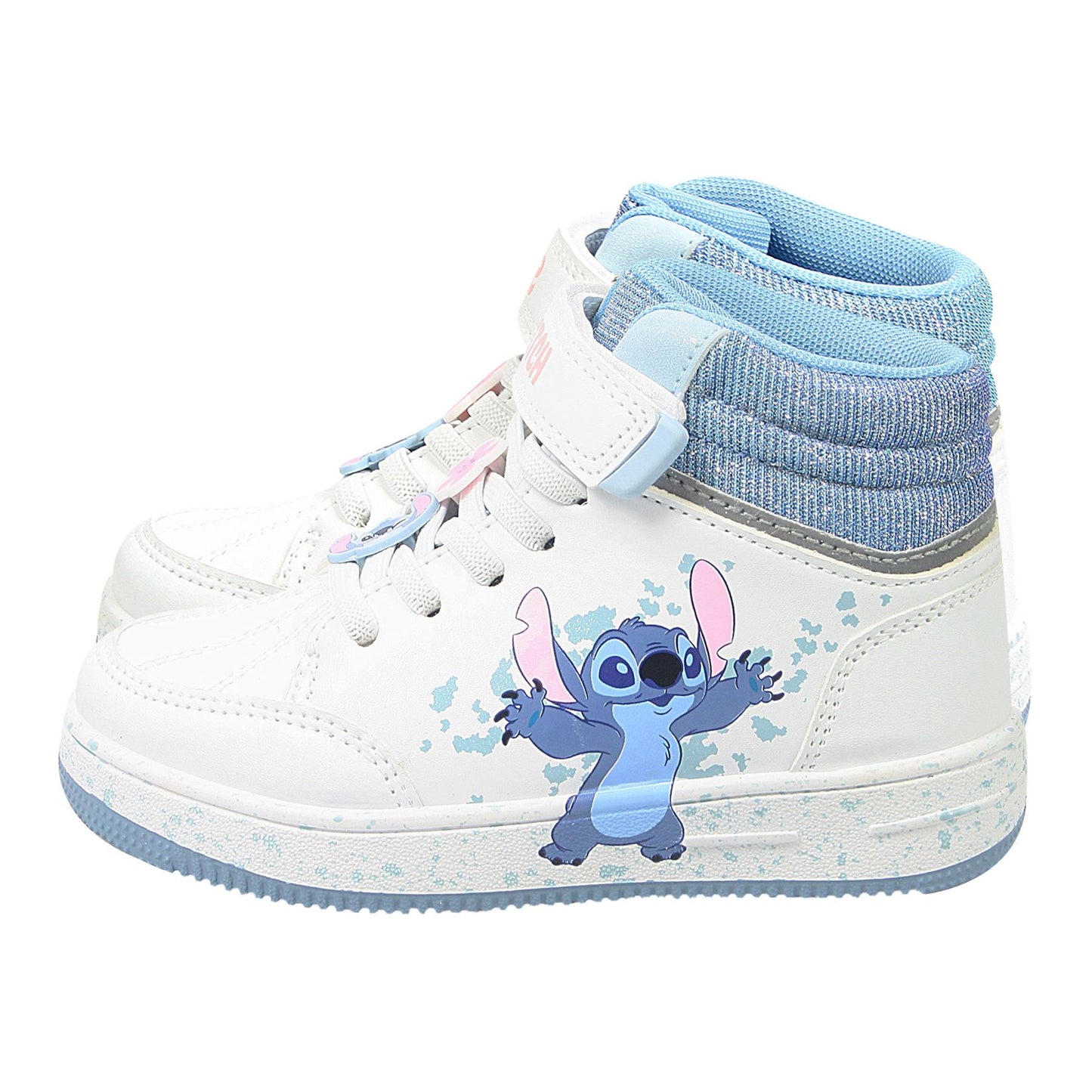 Disney Stitch Girls Hi-Top Trainers Officially Licensed Lilo And Stitch Shoes