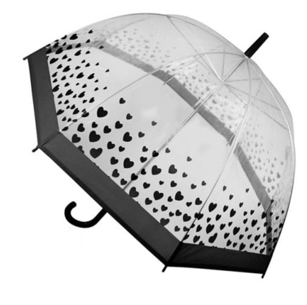 A2Z Ladies Transparent Dome Umbrella Wind and Rain Resist Outdoor Travel Brolly - A2Z 4 Kids