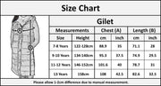 Kids Girls Fashion Oversized Gilet Long Line Jacket Long Sleeveless Coat 7-13 Yr