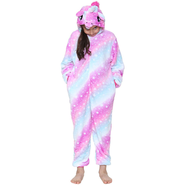 Kids A2Z Onesie One Piece Unicorn Pyjamas Costume For Girls Age 2-13