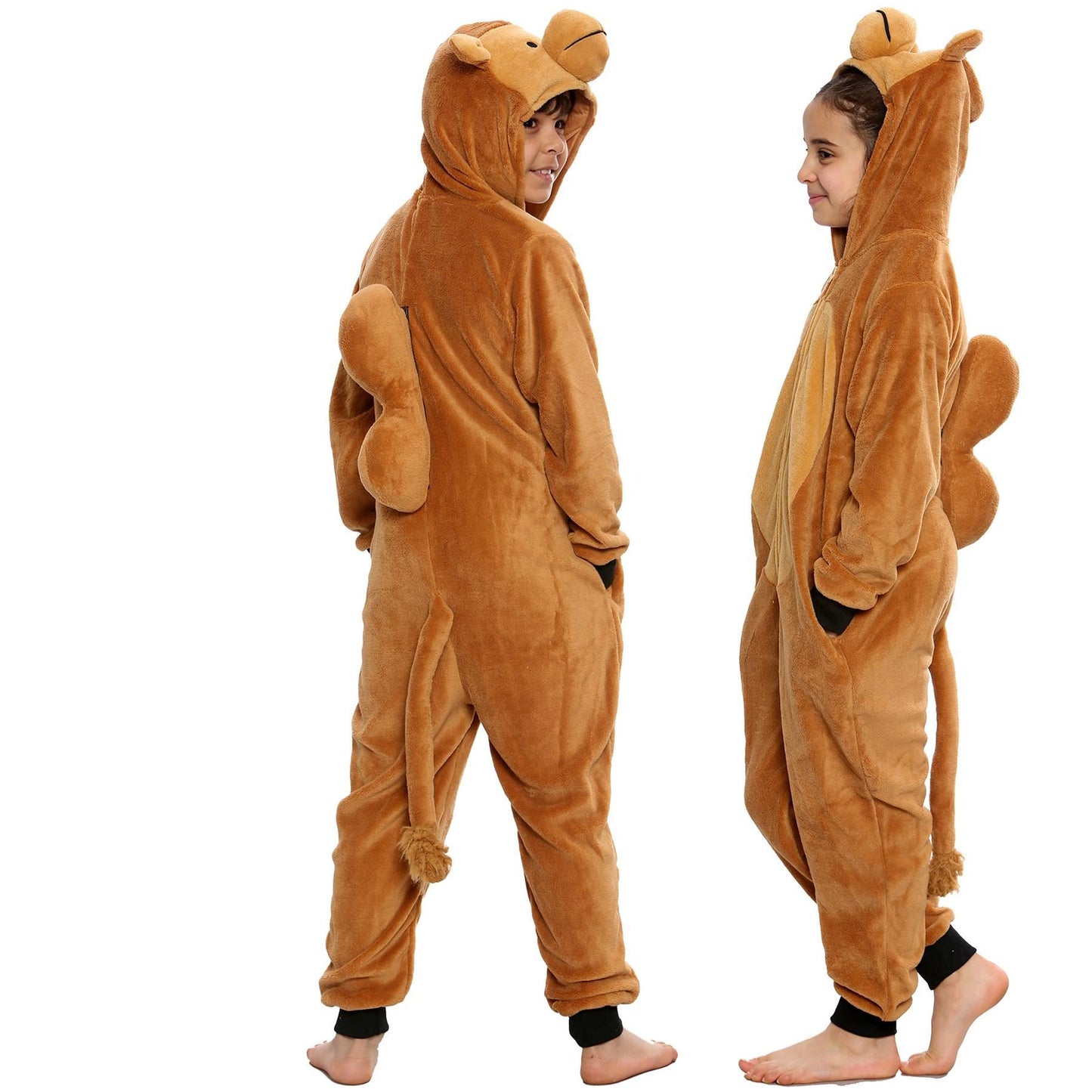Kids Fleece A2Z Onesie One Piece Jumpsuit Camel Costume Xmas Gift Boys Girls