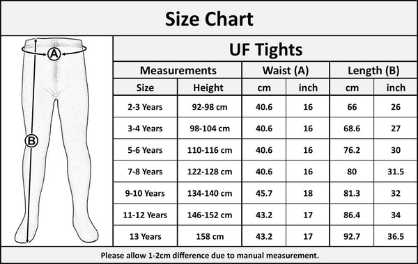 Kids Girls Cotton Rich Uniform School Tights Pack Of 6 Warm Thick Schoolwear