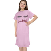 A2Z 4 Kids Girls Night Dress Nightgown Sleepwear Nightie Short Sleeve Nightwear Nighty for Kids 5 6 7 8 9 10 11 12 13 14 Years - A2Z 4 Kids