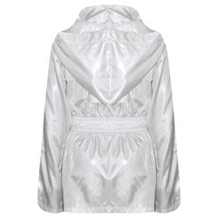 Kids Raincoat Jackets Waterproof Hooded Raincoat Children Age 5-13 Years