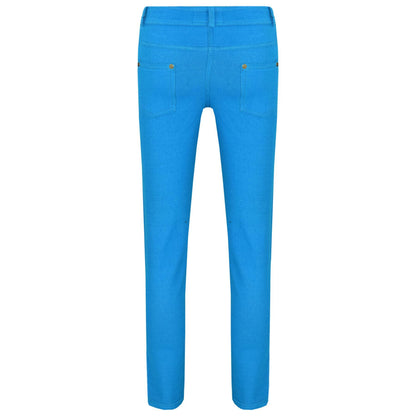 Kids Skinny Jeans Girls Stretchy Jeggings Fit Pants Coloured Trousers 5-13 Years