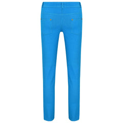 Kids Skinny Jeans Girls Stretchy Jeggings Fit Pants Coloured Trousers 5-13 Years