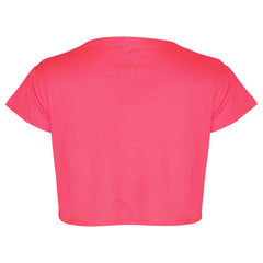Kids Girls Crop Top #DAB Stylish Floss Fashion Trendy T Shirt Tops Tees 5-13 Yr