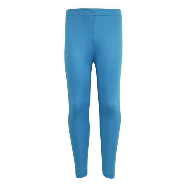 Gilrs Legging Kids Plain Color School Fashion Dance Leggings New Age 5-13 Years
