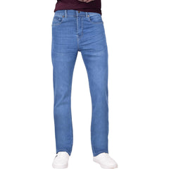 Mens Denim Jeans Straight Fit Boot Cut Jeans Comfort Stretch Trousers Pants