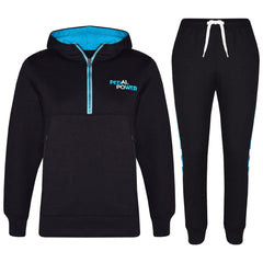 Kids Boys Girls Tracksuit Pedal Power Zipped Hooded Top Bottom Jogging Suit 5-13