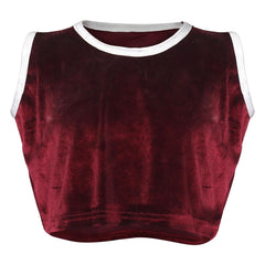 A2Z 4 Kids Girls Velour Crop Top Shorts Set Contrast Taped Outfit Clothing Sets